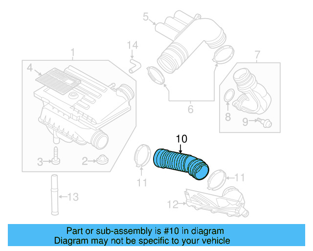 Intake Duct 04E-129-651-C - View 13