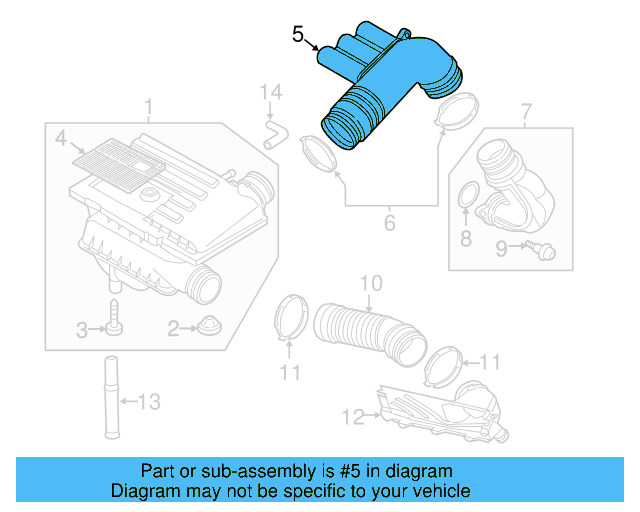 Intake Duct 04E-129-651-C - View 12