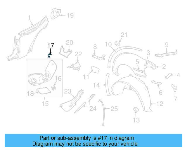 Guide Bracket Nut N-908-214-01 - View 48