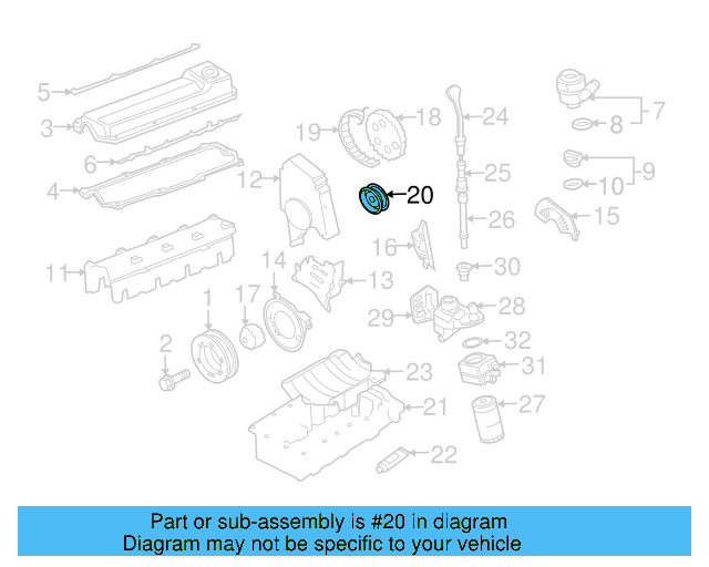 Belt Tensioner 06A-109-479-F - View 6