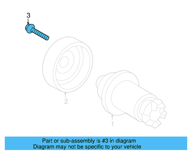 Pump Pulley Bolt N-905-442-03 - View 15