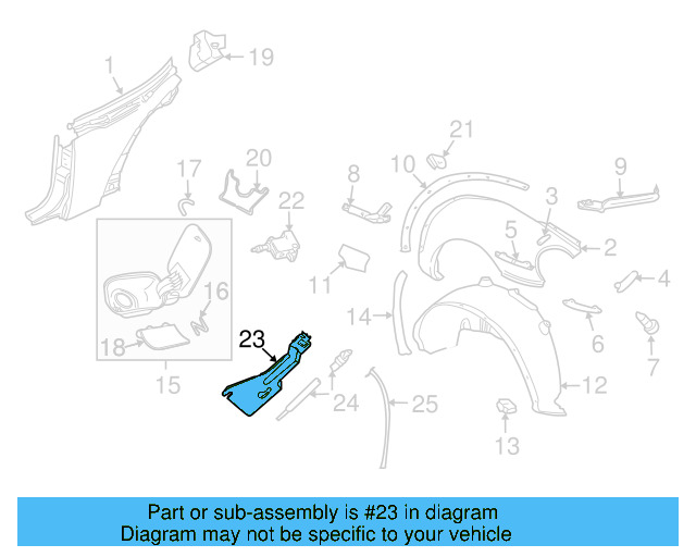 Actuator Retainer 1C0-809-913-D - View 4