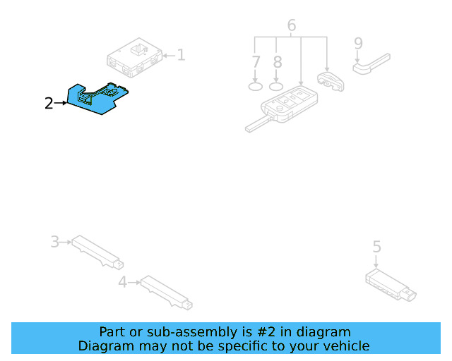 Bracket 5Q1-971-303-D - View 7
