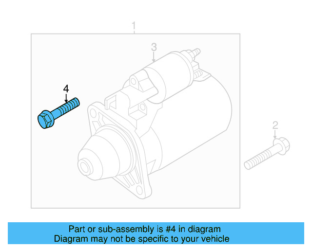 Starter Solenoid Screw 035-911-299-B - View 12
