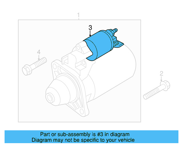 Starter Solenoid 059-911-287-H - View 2