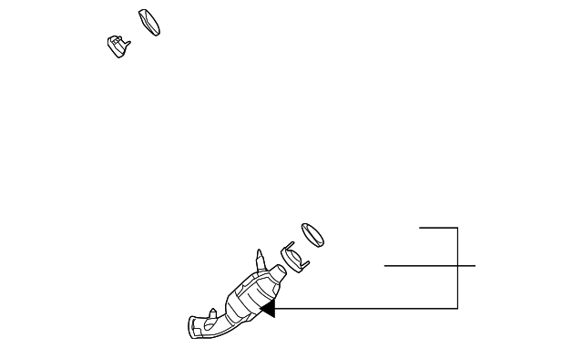 Catalytic Converter 3D0-254-251-DX - View 3