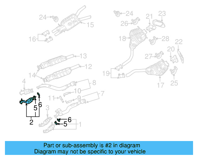 Catalytic Converter 3D0-254-200-QX