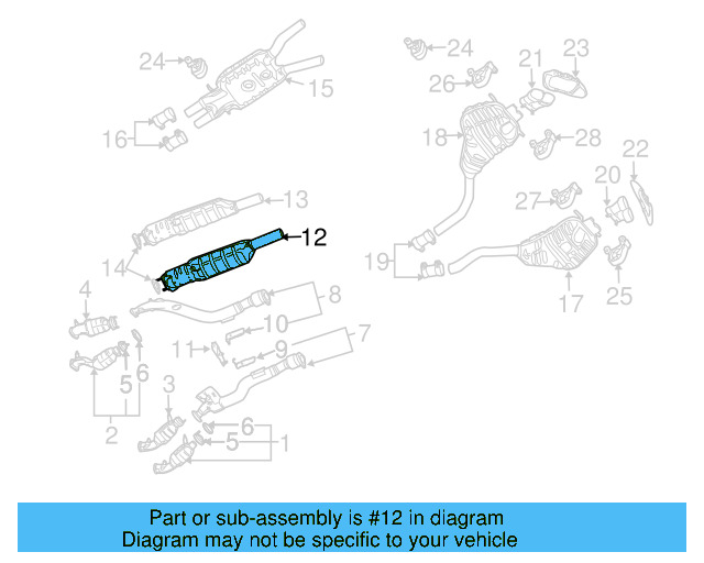 Catalytic Converter 3D0-254-450-SX