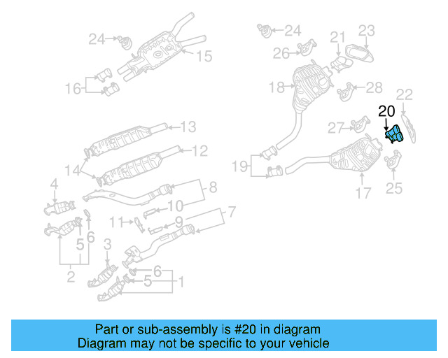 Tail Pipe Extension 3D0-253-682-A - View 3