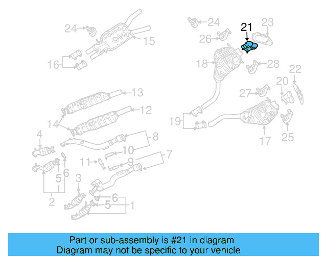 Tail Pipe Extension 3D0-253-681-A - View 3
