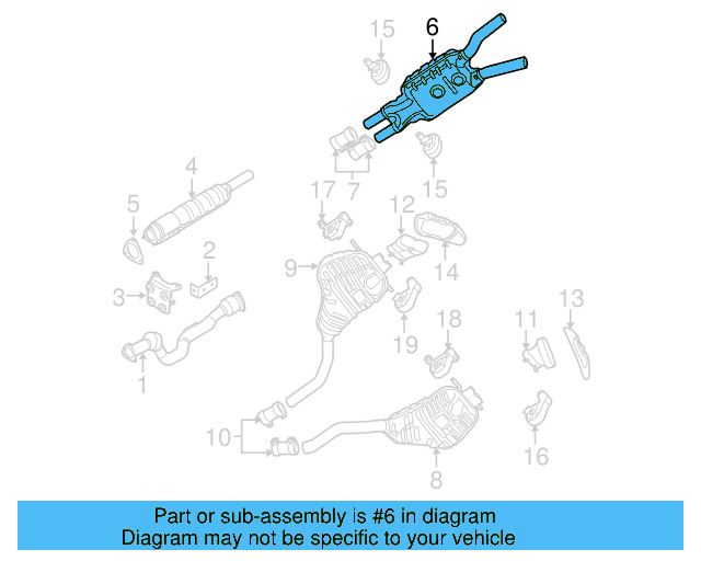 Muffler 3D0-253-409-G - View 3