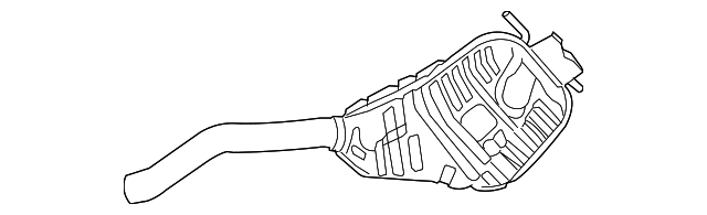 Muffler 3D0-253-609-AA - View 3