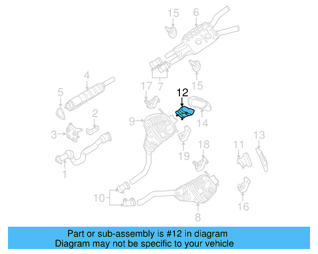 Exhaust Tail Pipe Tip 3D0-253-681-E - View 2