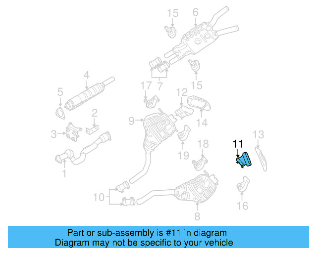 Exhaust Tail Pipe Tip 3D0-253-682-E