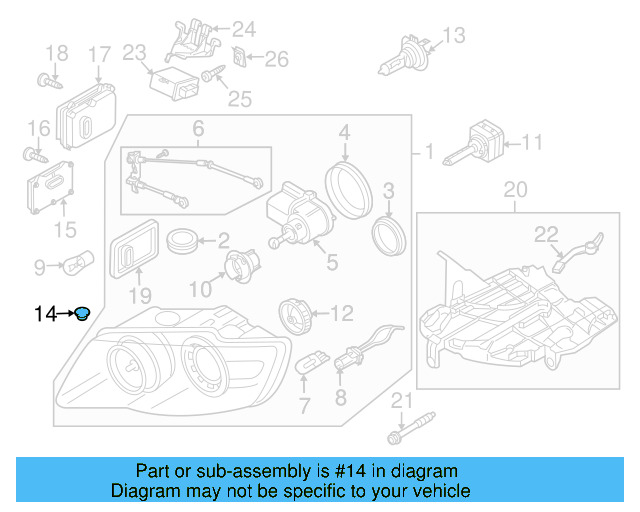 Inner Cap 1K6-941-608-A - View 65