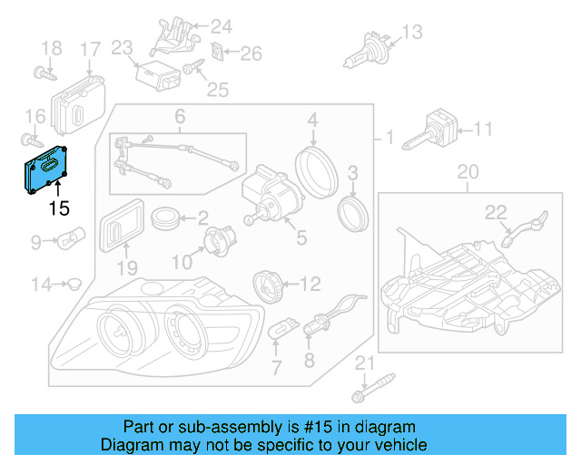 Control Module 5M0-907-391 - View 21