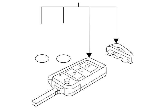 Keyless Entry Transmitter 3G0-959-752-CA-DTB