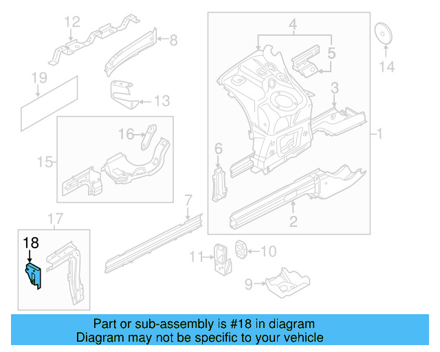 Front Support Support Bracket 7P6-806-635 - View 8