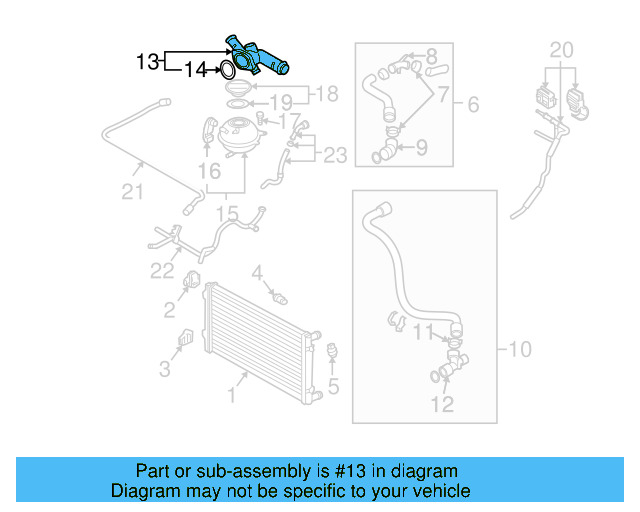 Water Manifold 06A-121-132 - View 12