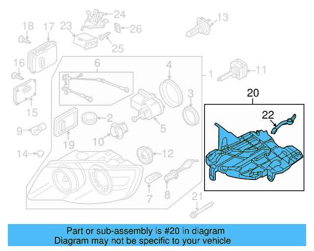 Mount Bracket 7L6-941-291 - View 5