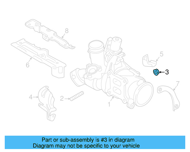 Turbocharger Lock Nut WHT-007-210 - View 28