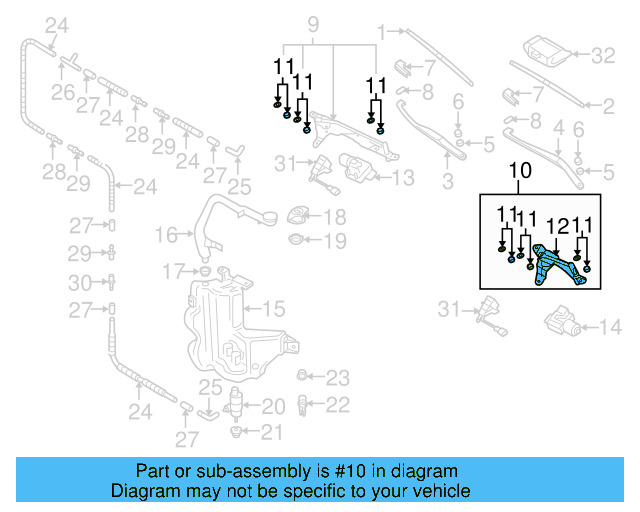Wiper Transmission 3D1-955-601-A
