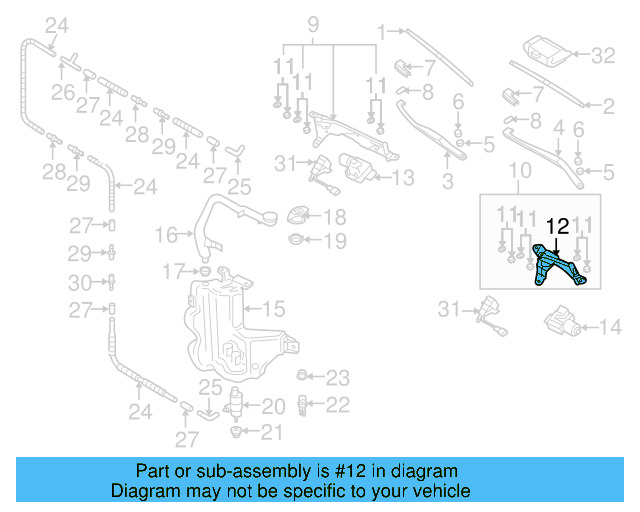 Bracket 3D1-955-623-A - View 2