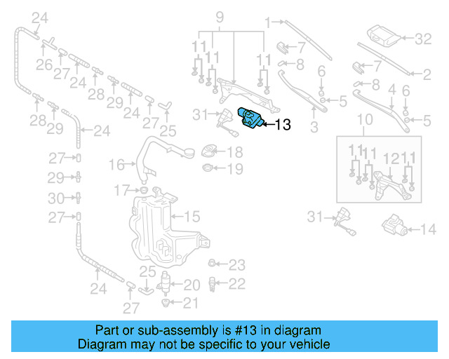 Wiper Motor 3D1-955-024-D