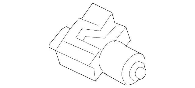 Wiper Motor 3D1955119B - View 3