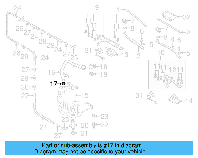 Filler Neck Seal 3D0-955-489-A