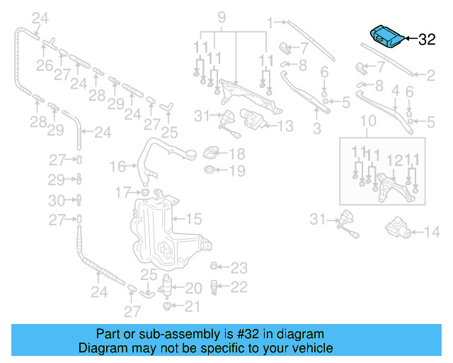 Rain Sensor 3B0-955-559-C - View 2