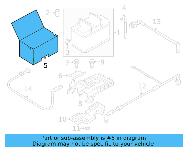 Battery Cover 5WA-915-418-A - View 52