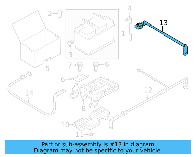 Negative Cable 5C0-971-235-B - View 30