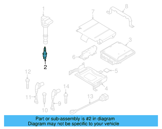 Spark Plug 06H-905-601-A - View 6