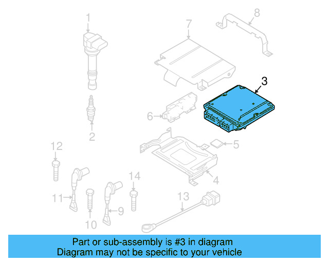 Engine Control Module (ECM) 6J906027GD
