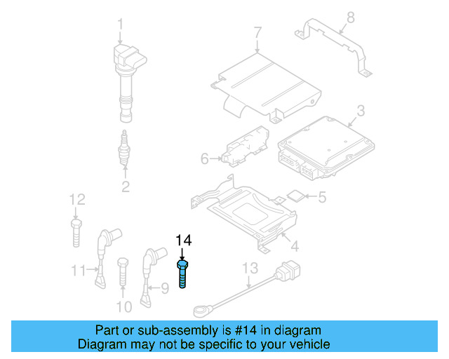 Knock Sensor Bolt N-910-766-01 - View 10