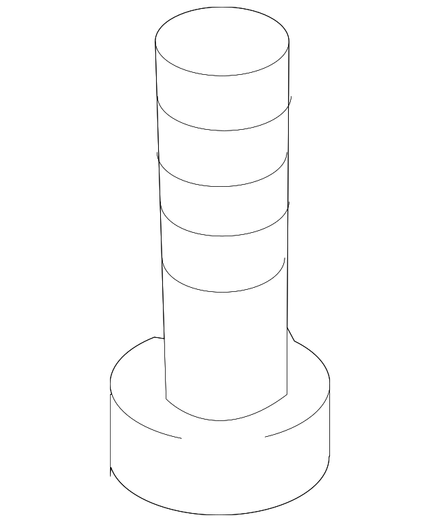 Thermostat Cover Bolt N-103-470-03 - View 2