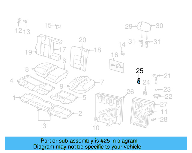 Cap Retainer 1J0-858-849 - View 16