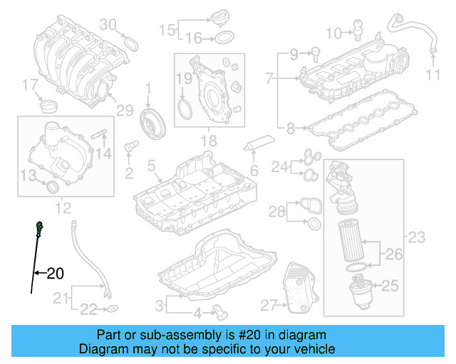 Engine Oil Dipstick 07K-115-611-G - View 8