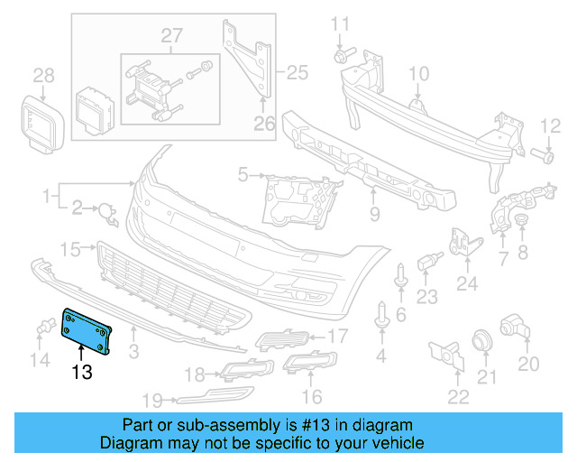 License Bracket 5GM-807-287-9B9 - View 4