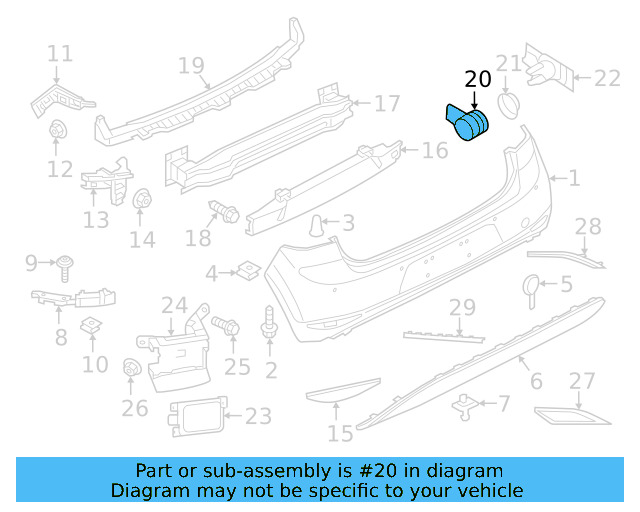 Sensor (Unpainted) 5q0919275bgru - View 62