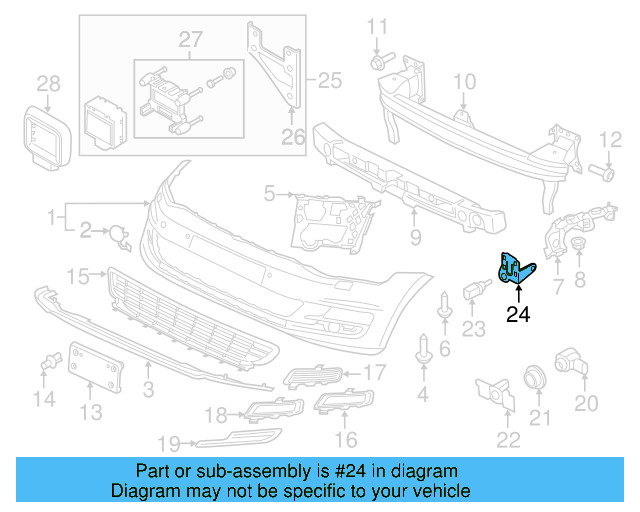 Temp Sensor Bracket 5M0-820-536-A - View 62