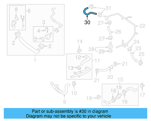 Reservoir Hose Clamp N-906-869-02 - View 80