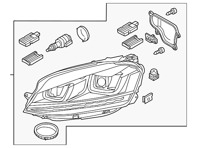 Headlamp Assembly 5GE-941-774-B