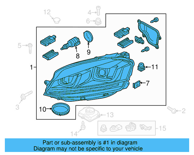Headlamp Assembly 5GE-941-774-B - View 4