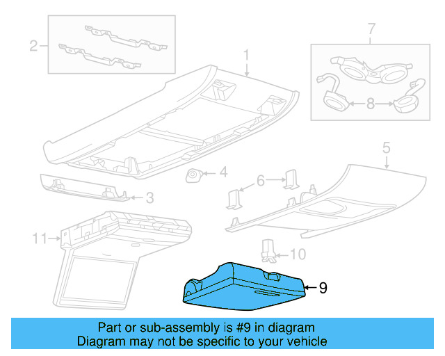 Storage Compartment 7B0-863-351-C-DW1