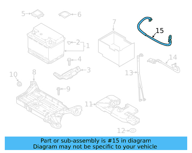 Ground Cable 5Q0-971-250-AD - View 5
