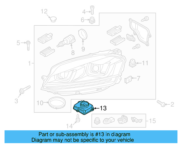 Control Module 5F0-941-472-A - View 2