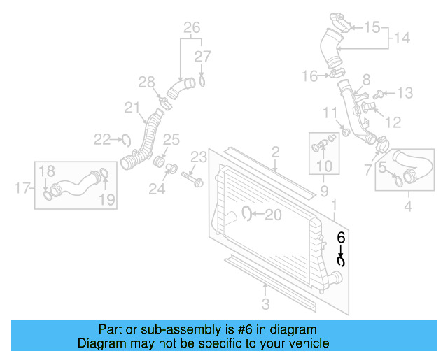 Pressure Hose Retainer Clip 1K0-145-769-D - View 15