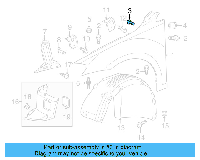 Fender Bolt N-100-091-10 - View 25